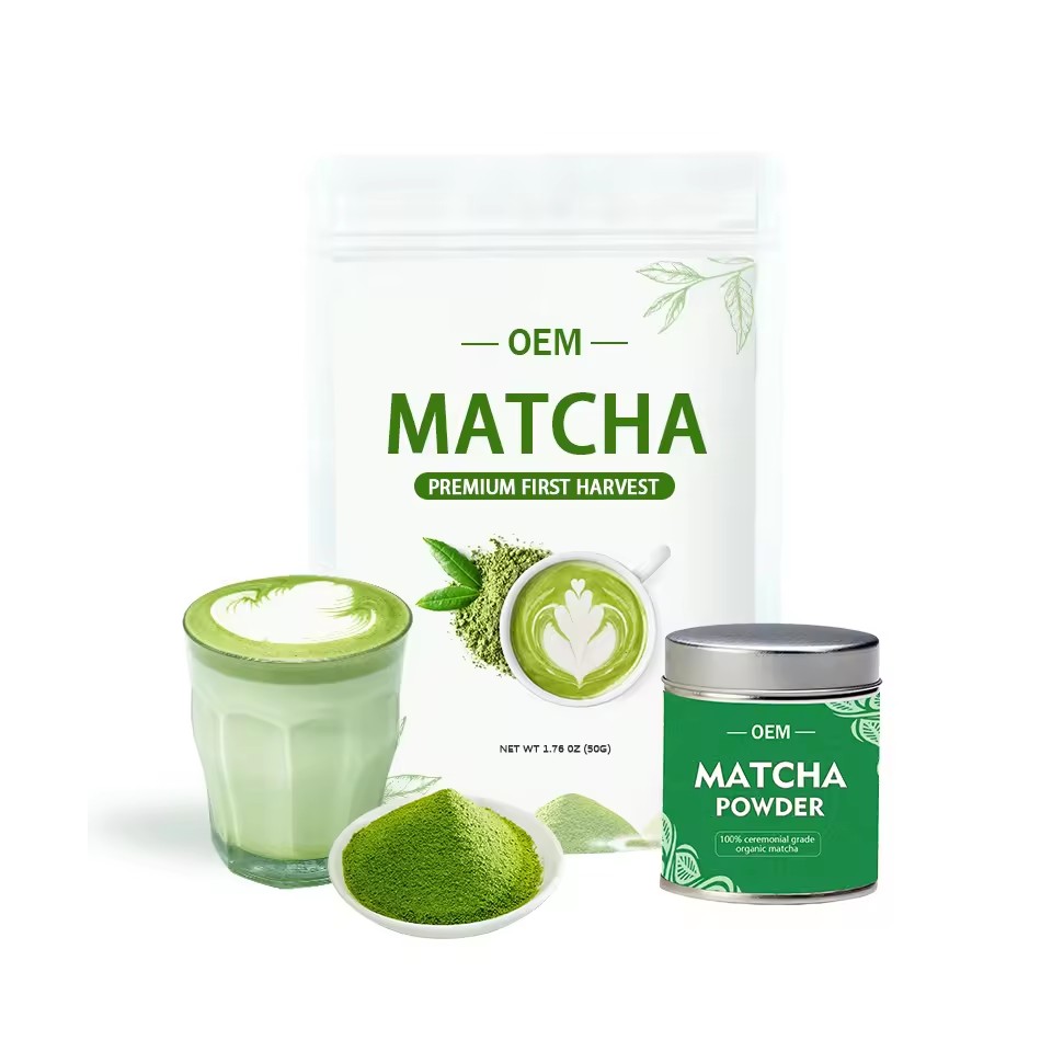 Organic Matcha Powder Tin Container | Sunecoo Matcha
